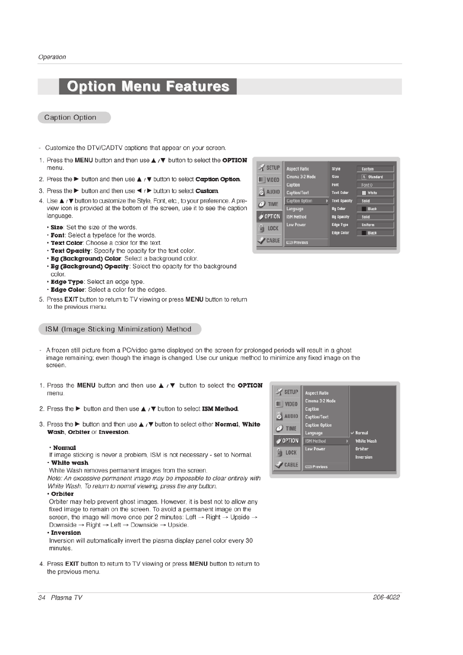 Zenith Z42PX2DH User Manual | Page 34 / 60