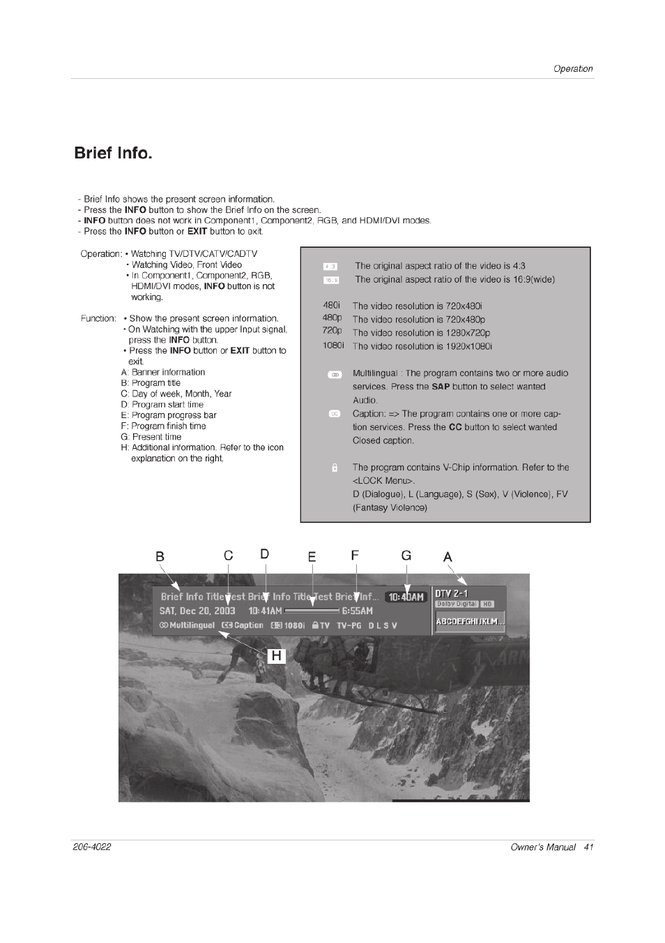 Zenith Z42PX2DH User Manual | Page 41 / 60