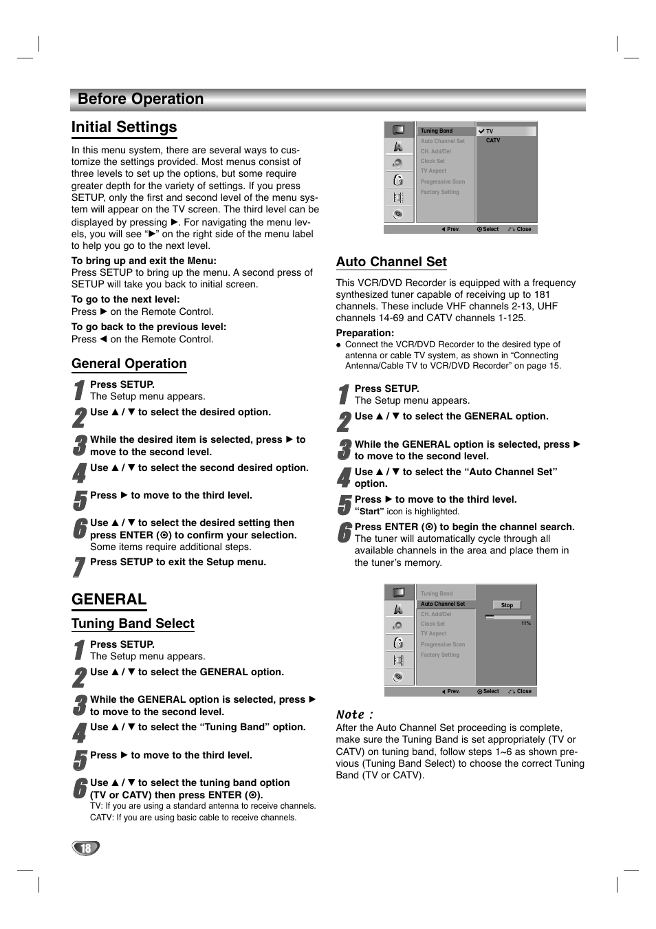 Zenith XBR411 User Manual | Page 18 / 59