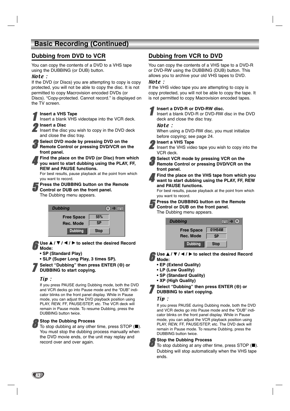 Zenith XBR411 User Manual | Page 42 / 59
