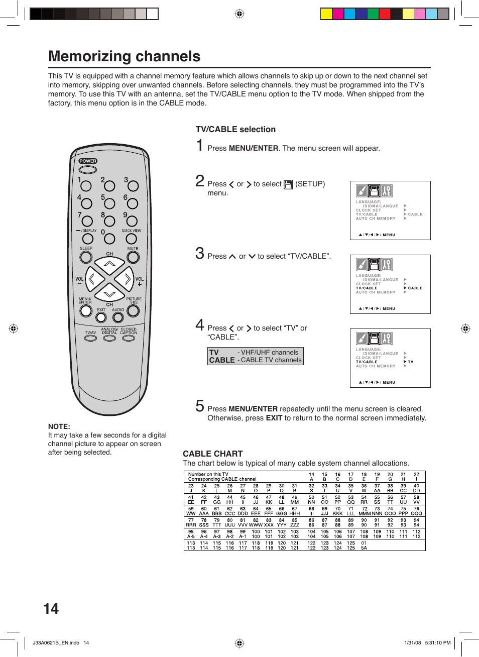 Zenith C27H26B User Manual | Page 14 / 34