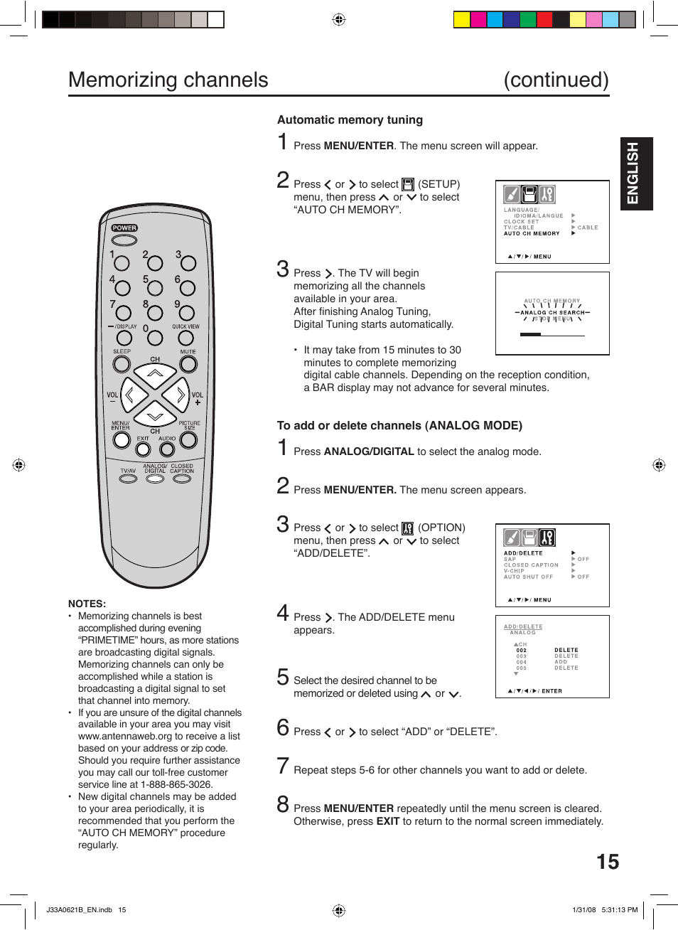 Zenith C27H26B User Manual | Page 15 / 34