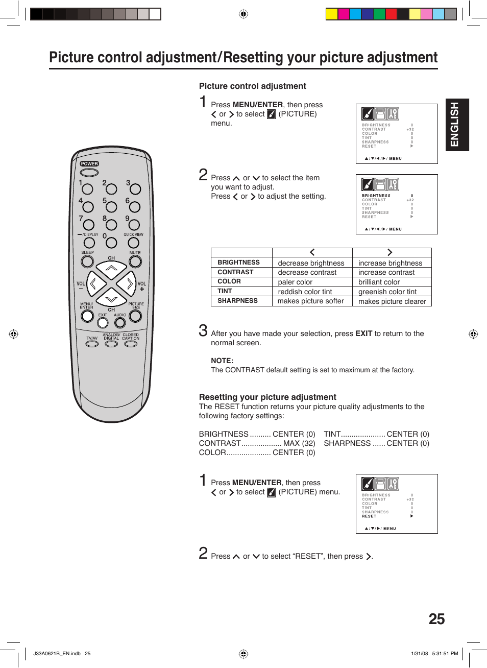 Zenith C27H26B User Manual | Page 25 / 34