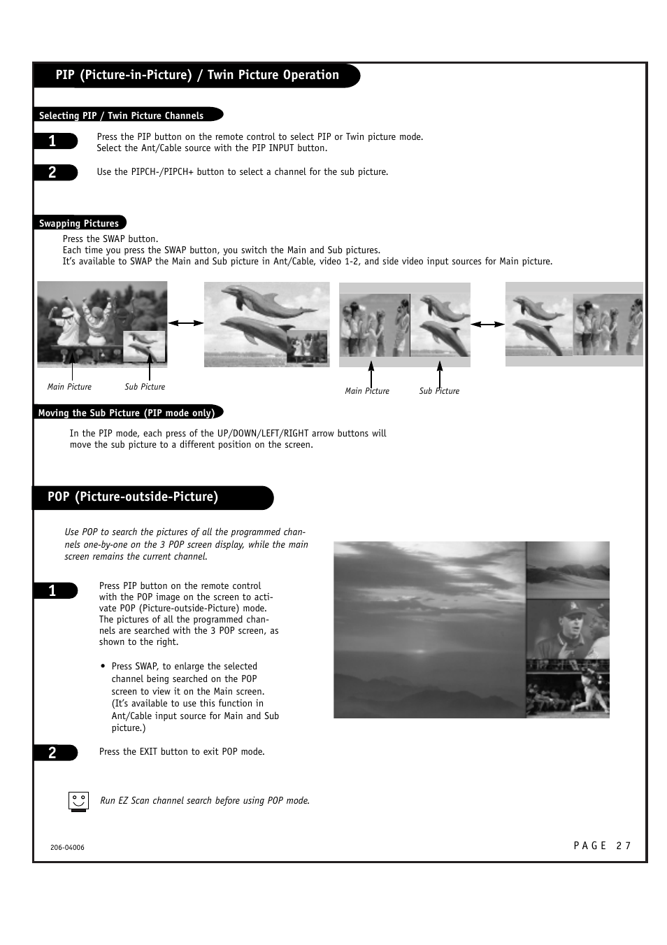 Zenith M52W56LCD User Manual | Page 27 / 60