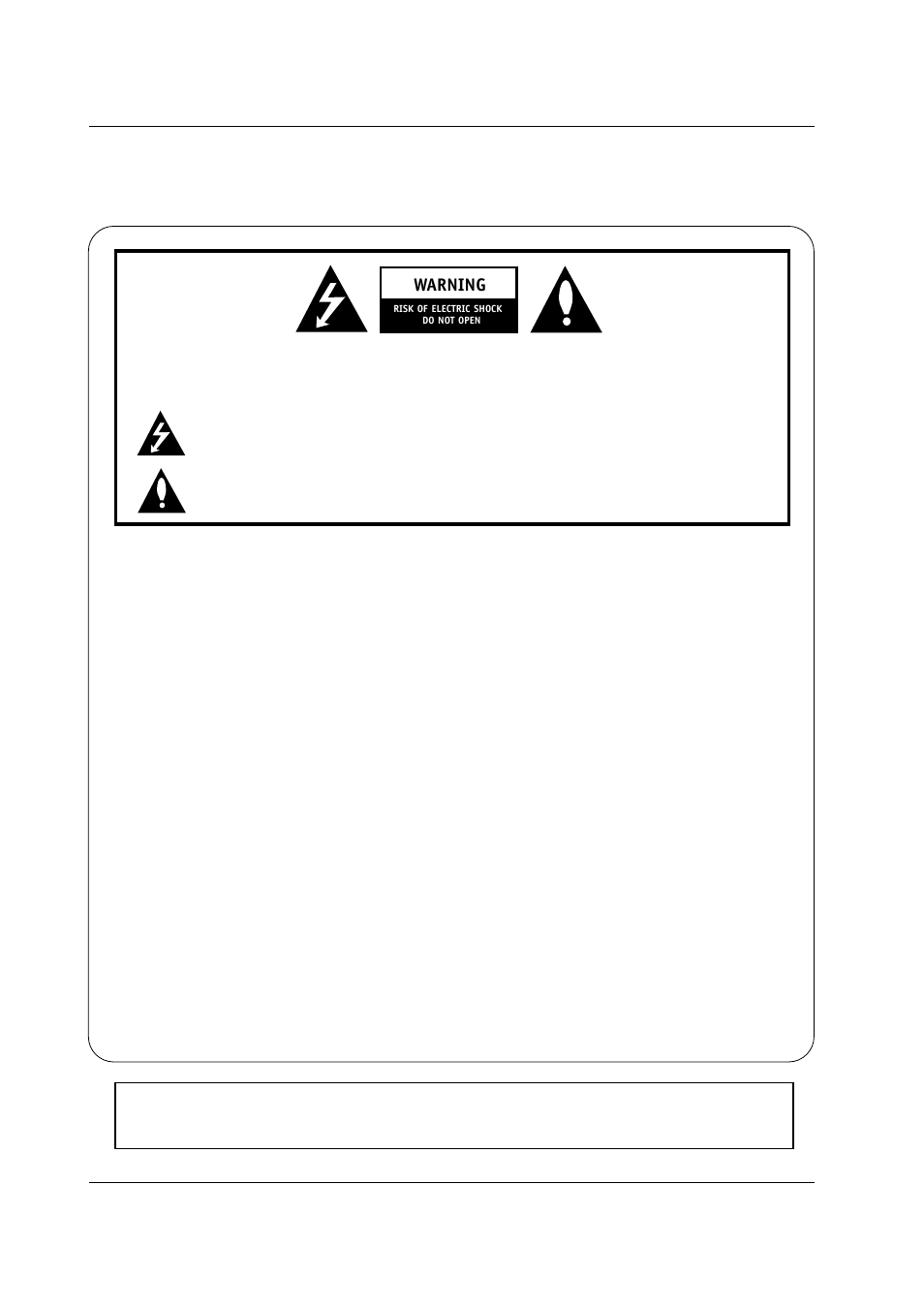 Warning arning, Warning | Zenith P60W38H User Manual | Page 2 / 36