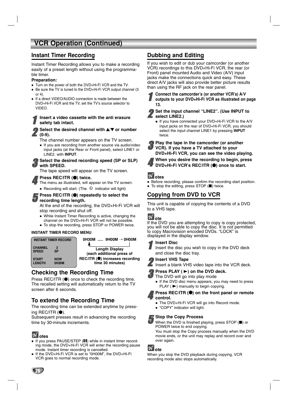 Zenith XBS341 User Manual | Page 26 / 48