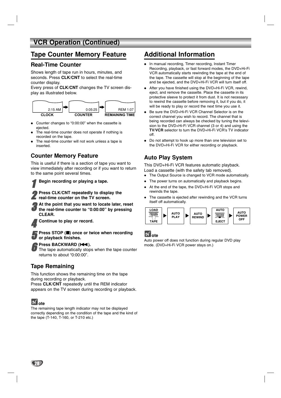 Additional information | Zenith XBS341 User Manual | Page 28 / 48