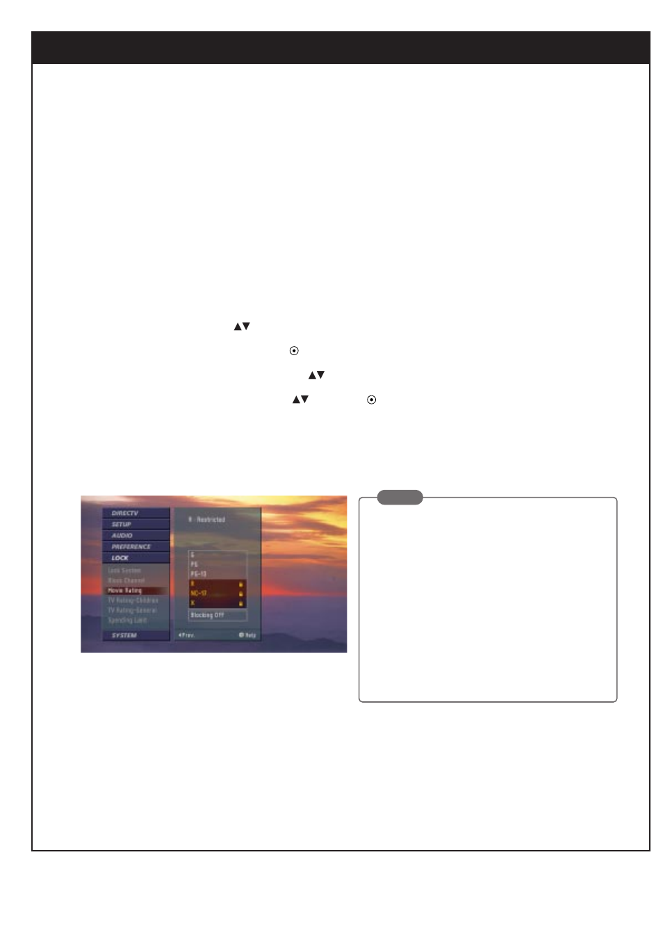 Customization, 16. setting locks | Zenith DTV1080 User Manual | Page 89 / 103