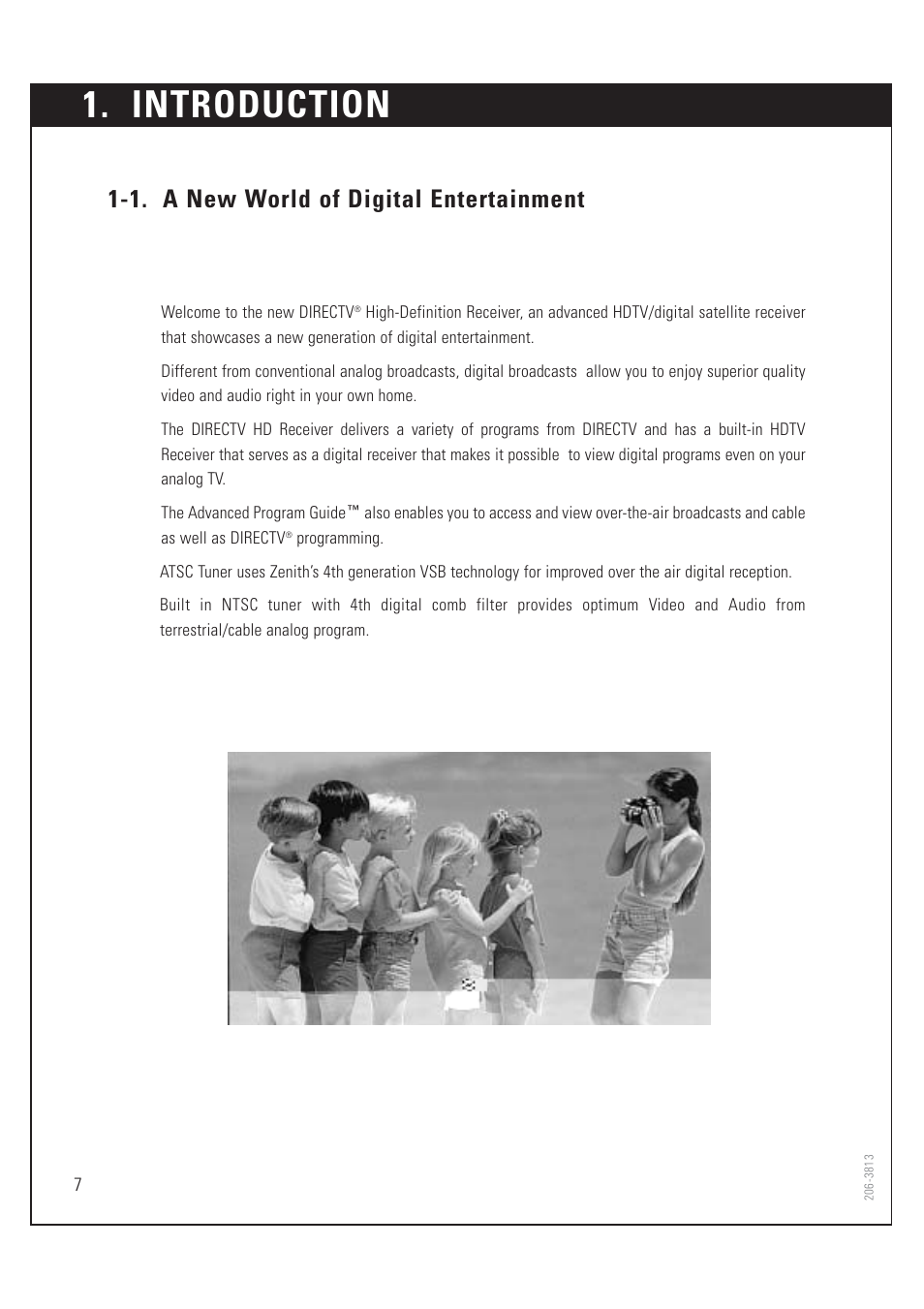 Introduction, 1. a new world of digital entertainment | Zenith HD-SAT520 User Manual | Page 8 / 104