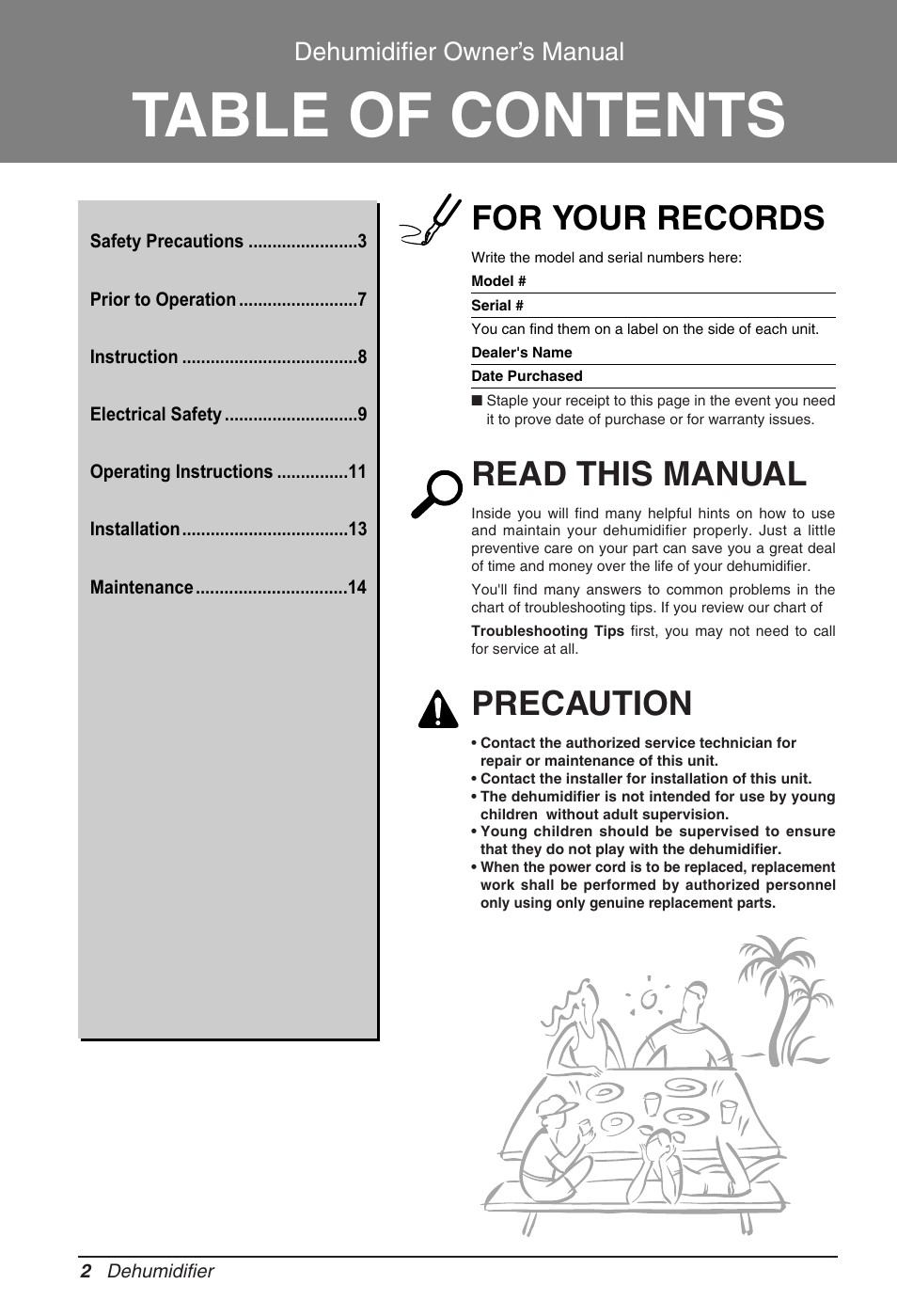 Zenith ZD309 User Manual | Page 2 / 36
