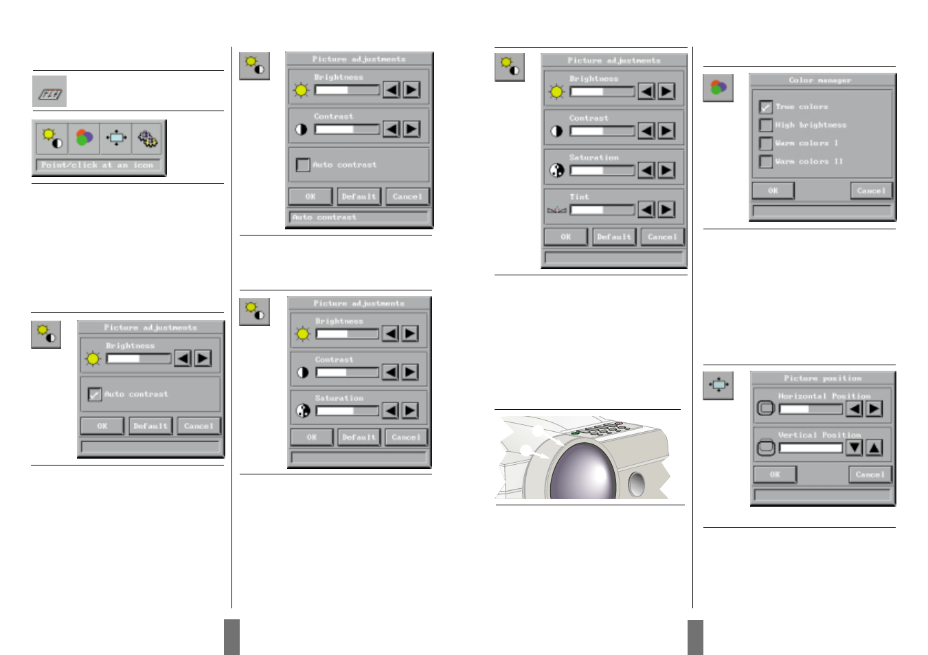 3 control panel menu | Zenith DXG-210 User Manual | Page 11 / 13