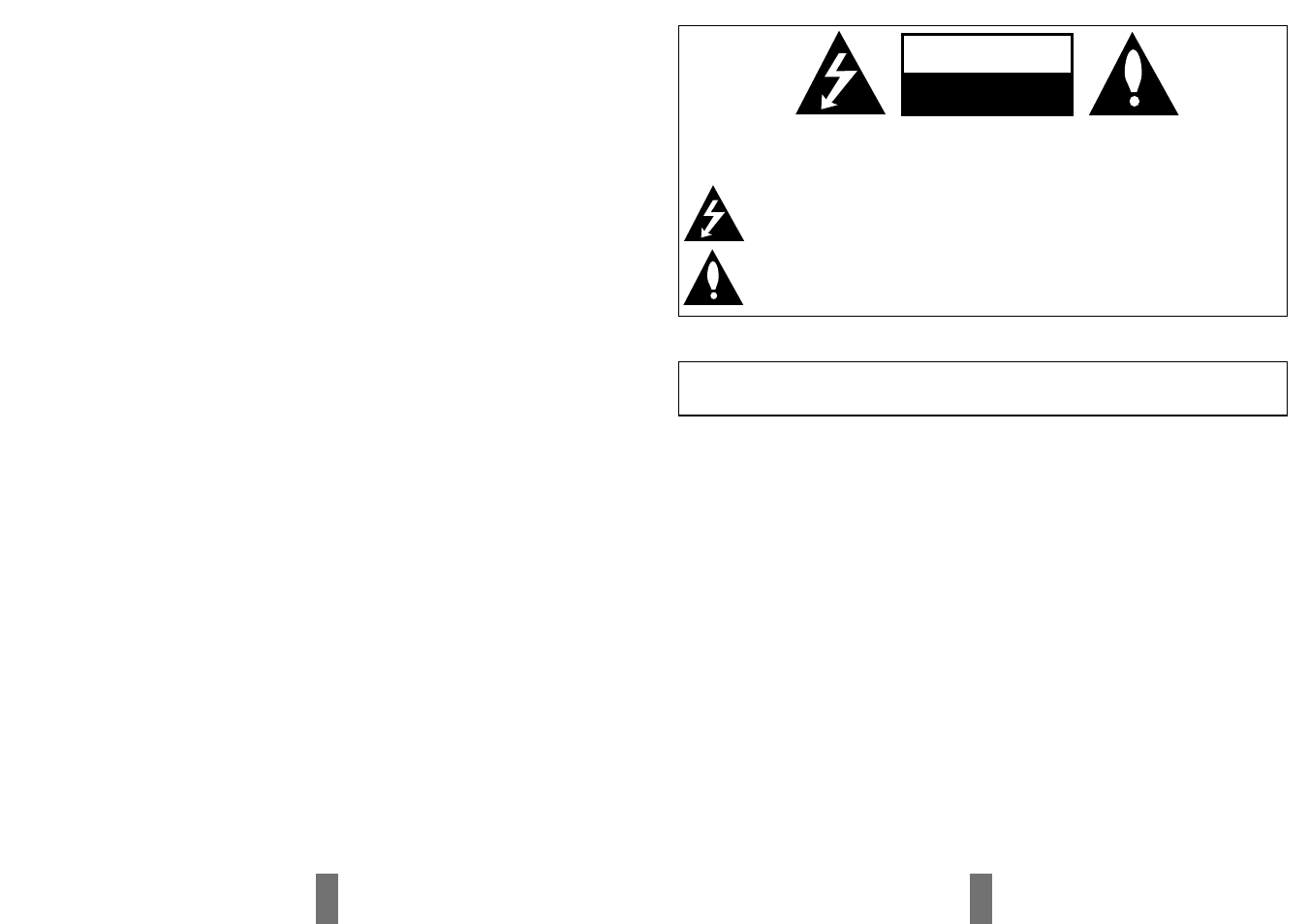 Warning | Zenith DXG-210 User Manual | Page 2 / 13