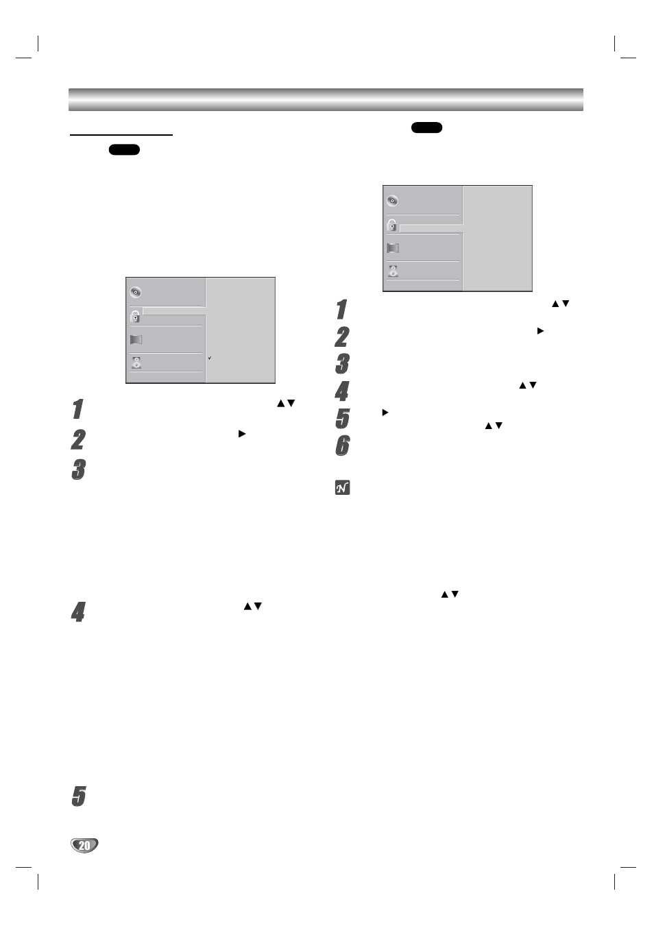 Before dvd operation (continued), Parental control | Zenith XBV323 User Manual | Page 20 / 40