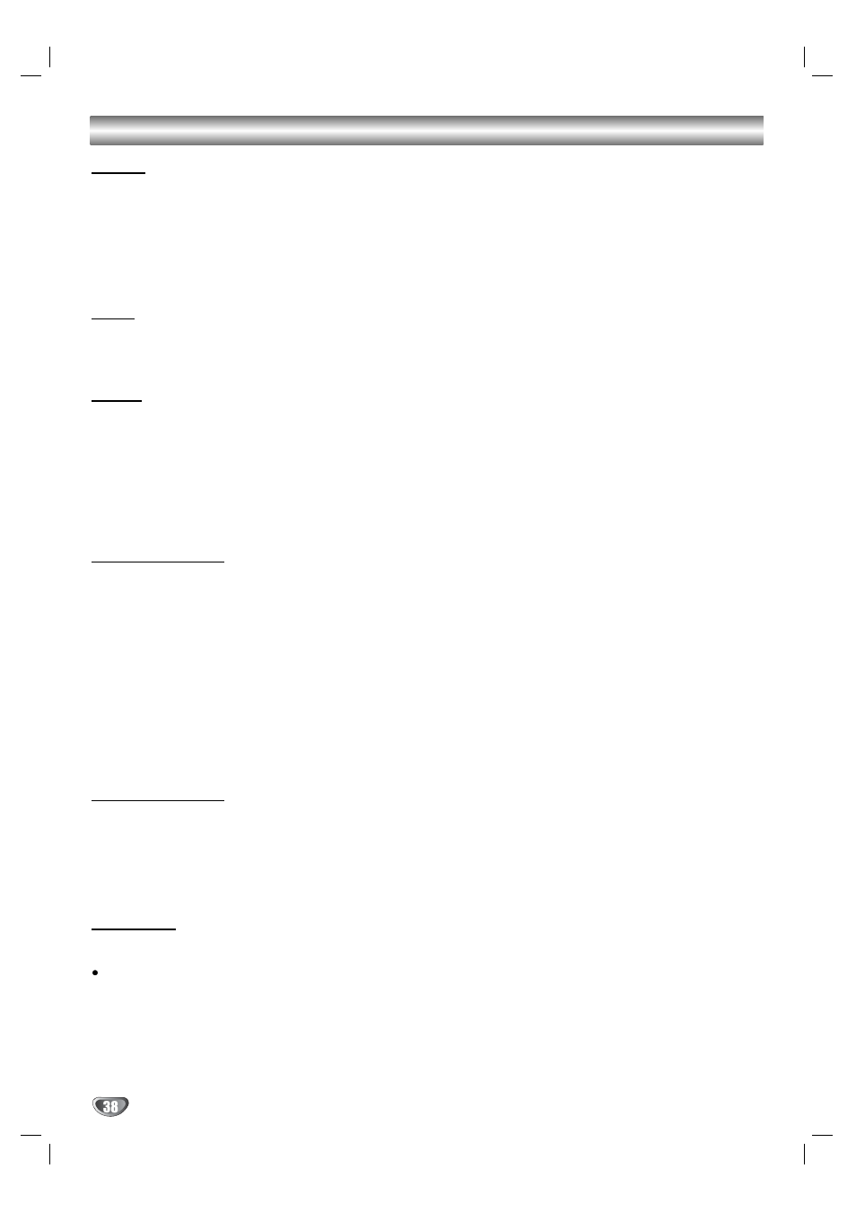 Specifications | Zenith XBV323 User Manual | Page 38 / 40