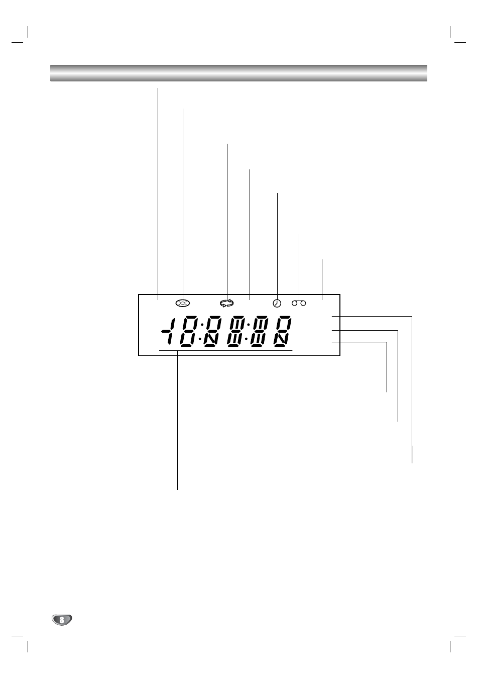 Display window | Zenith XBV323 User Manual | Page 8 / 40
