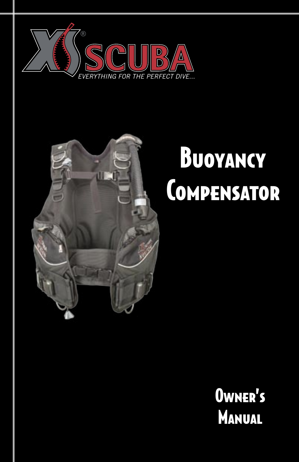 XS Scuba Buoyancy Compensator User Manual | 24 pages