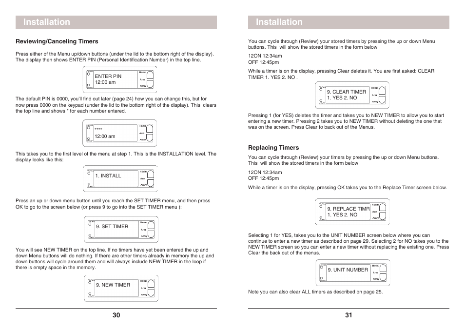 Installation | X10 Wireless Technology SC1200 User Manual | Page 16 / 27