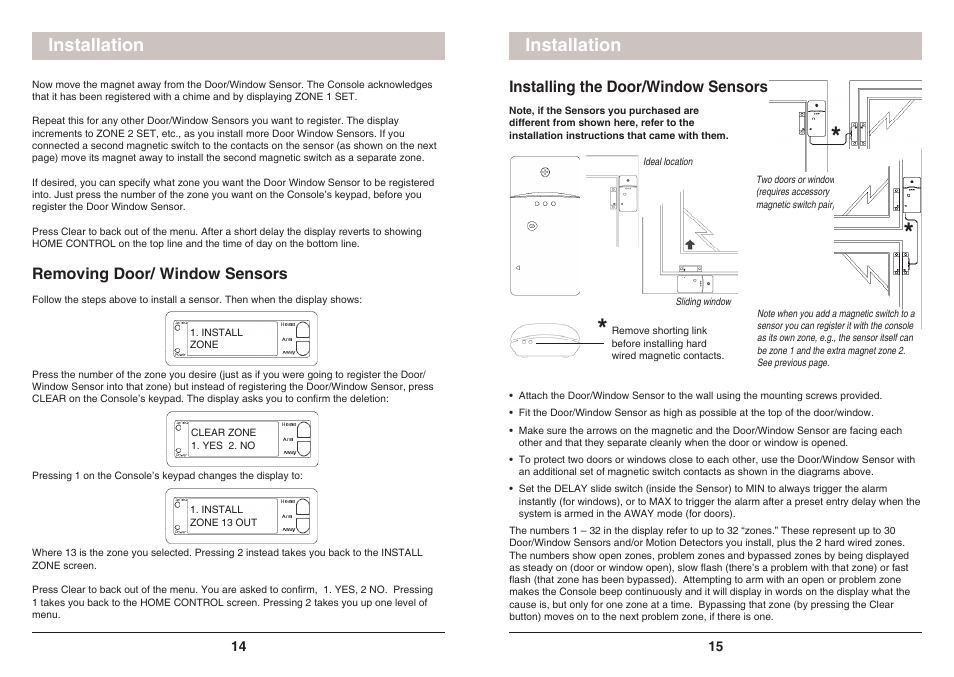 Installation | X10 Wireless Technology SC1200 User Manual | Page 8 / 27