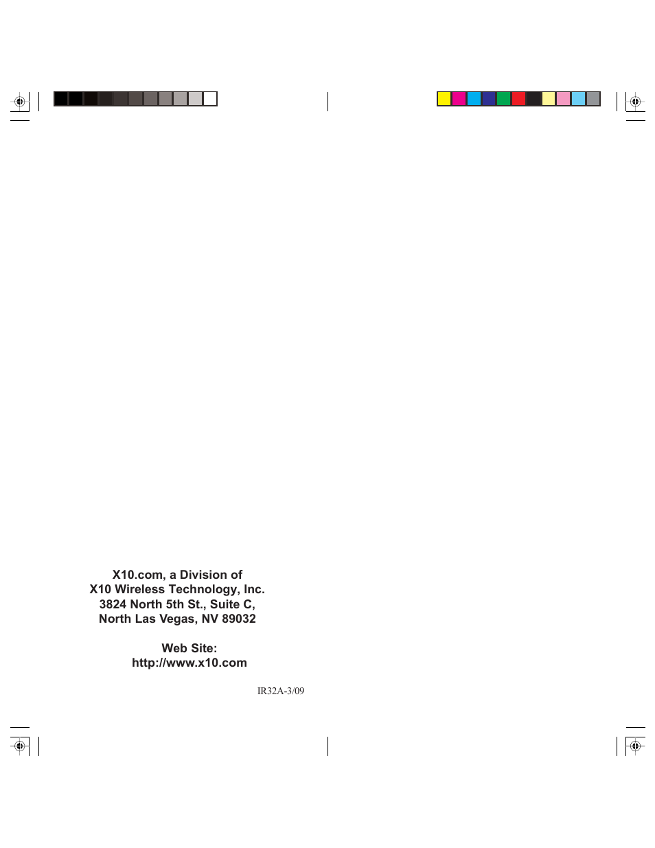 X10 Wireless Technology IR32A User Manual | Page 29 / 29