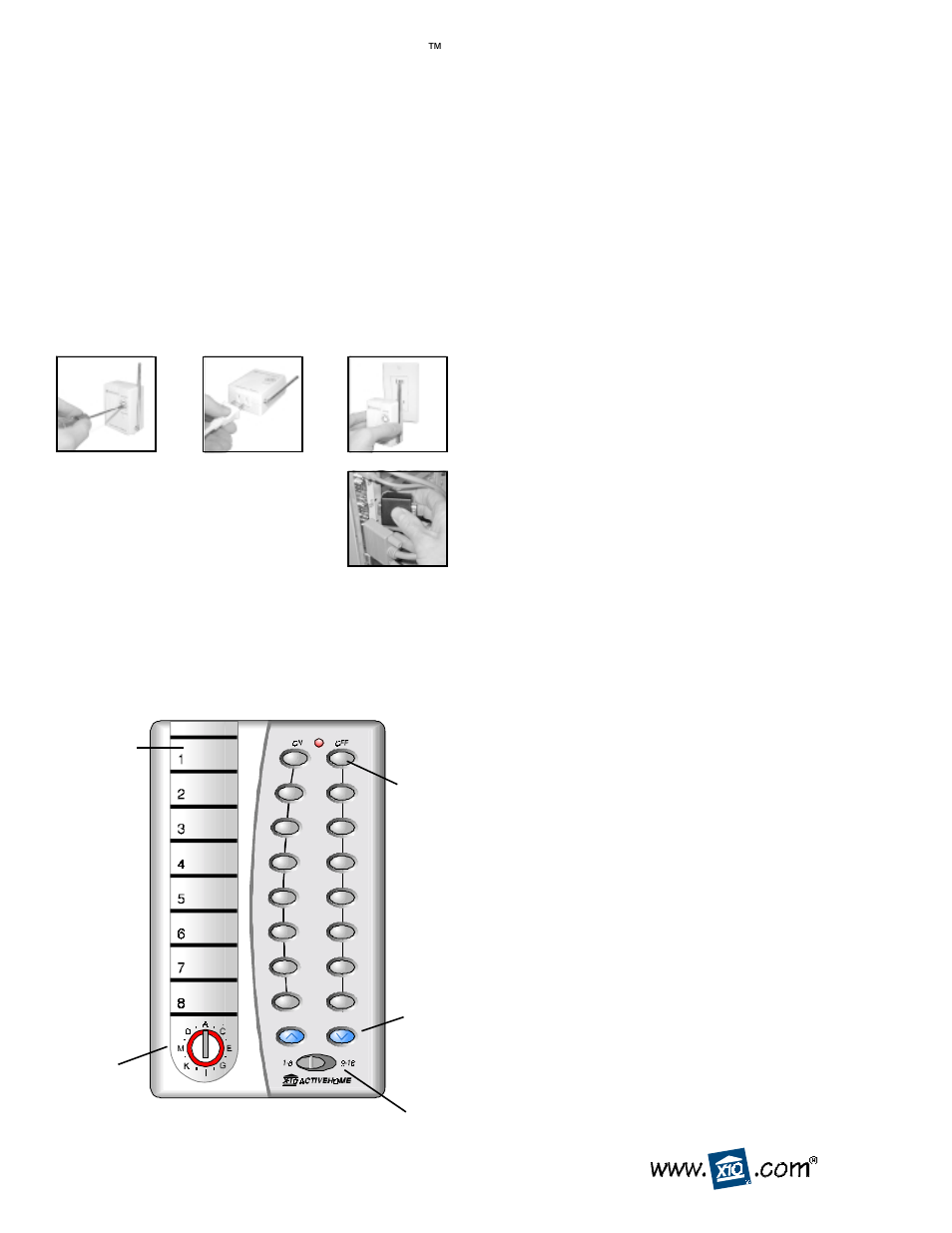 X10 Wireless Technology TM751 User Manual | 1 page