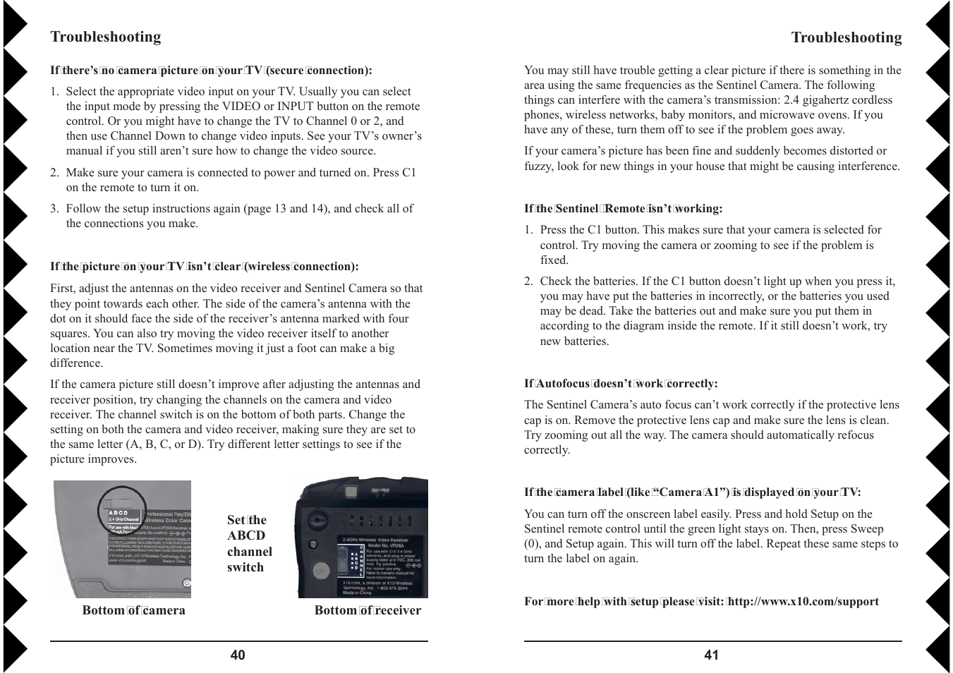 X10 Wireless Technology VK79A User Manual | Page 21 / 23