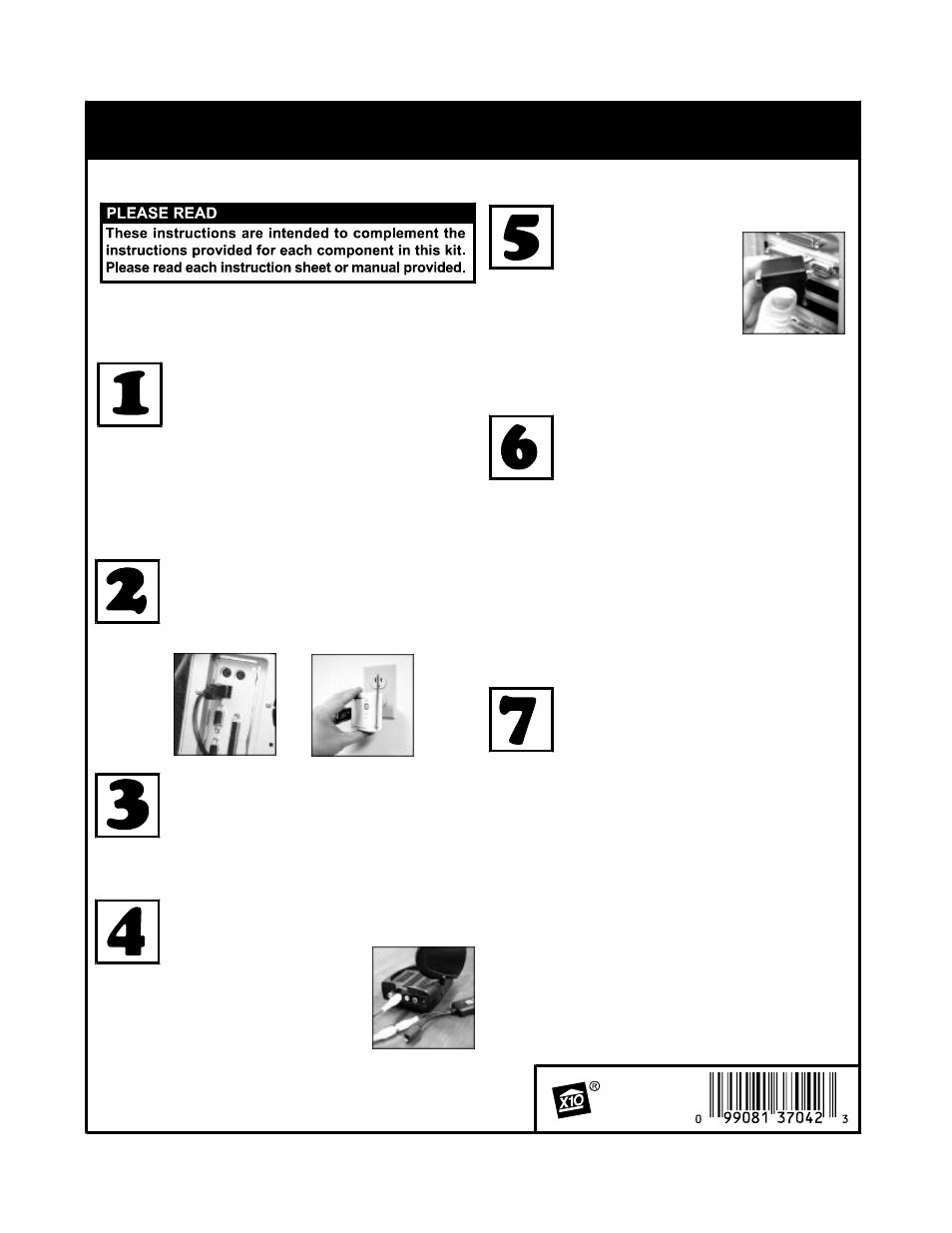 X10 Wireless Technology IN49A User Manual | 1 page