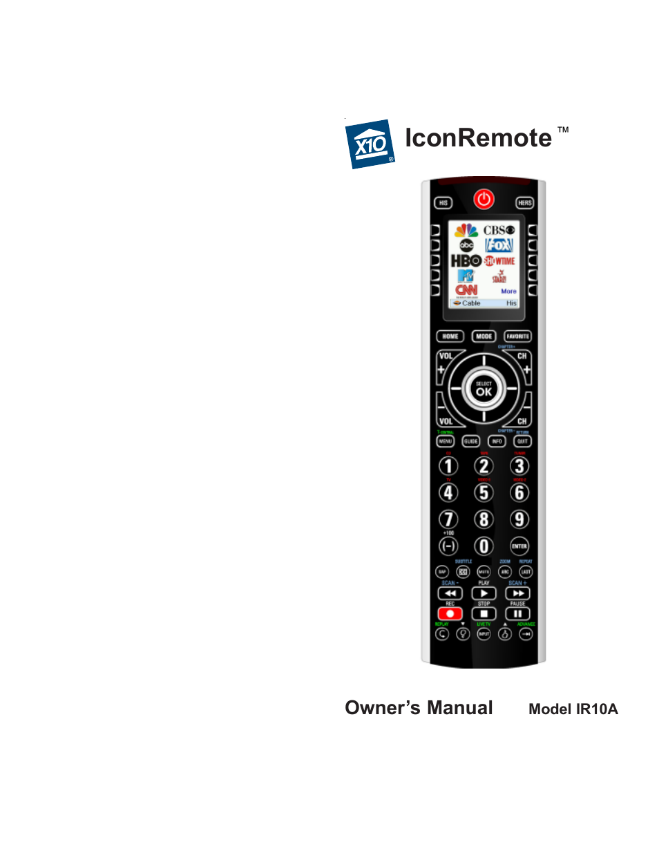X10 Wireless Technology IR10A User Manual | 21 pages