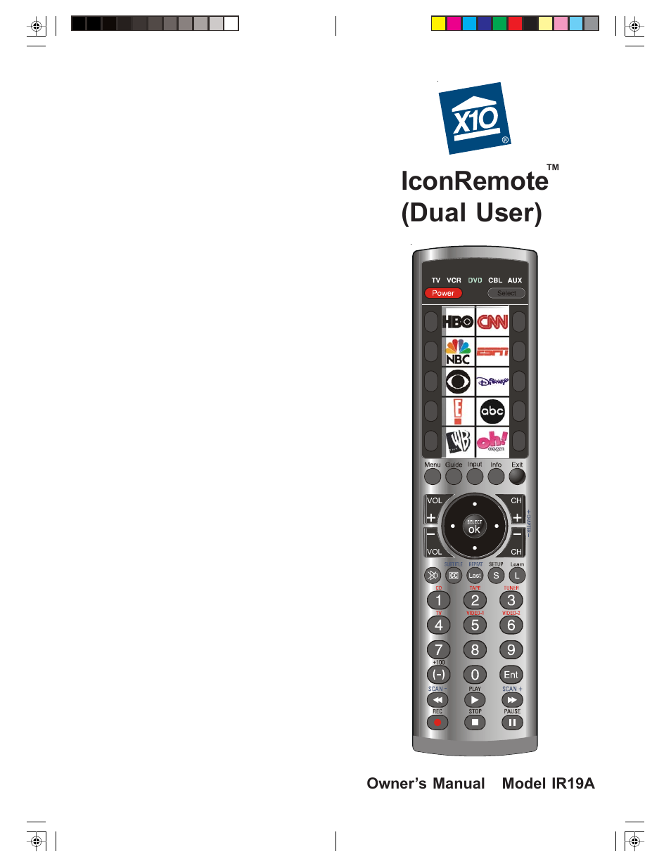 X10 Wireless Technology IR19A User Manual | 11 pages