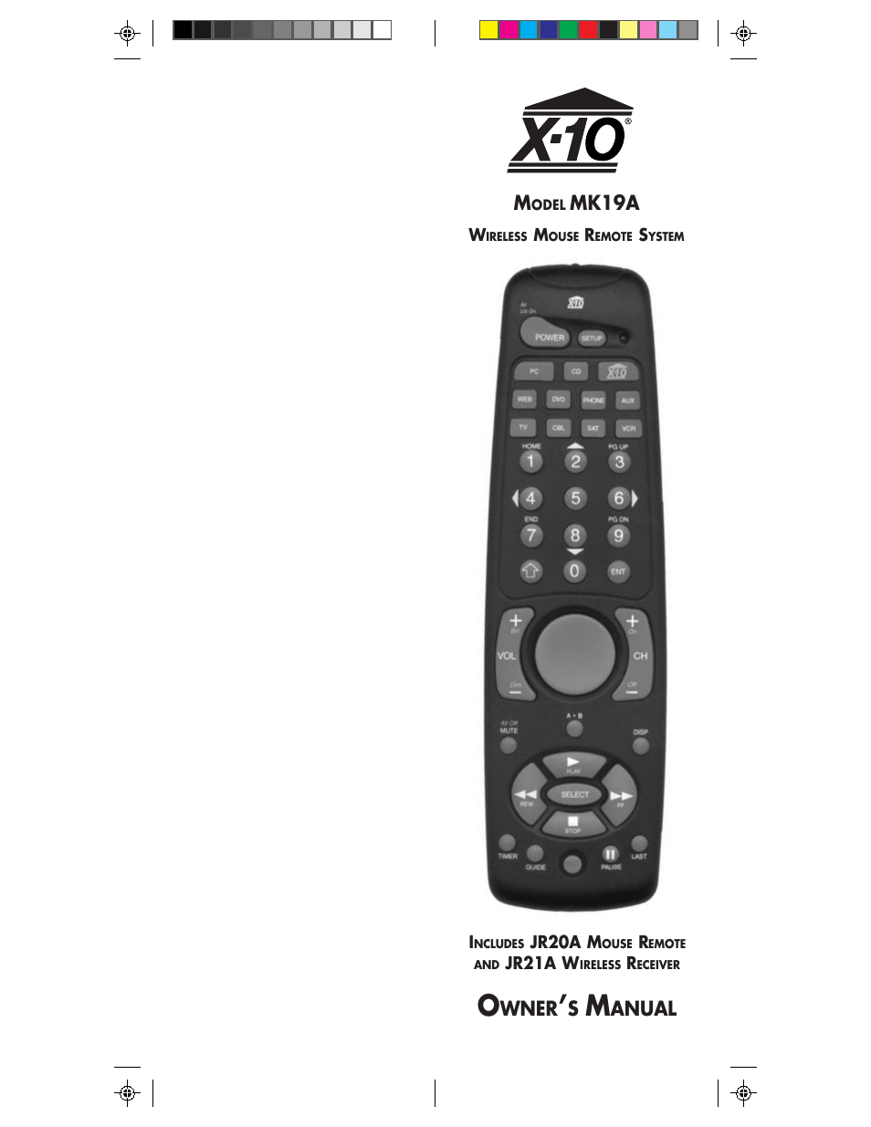 X10 Wireless Technology MK19A User Manual | 27 pages
