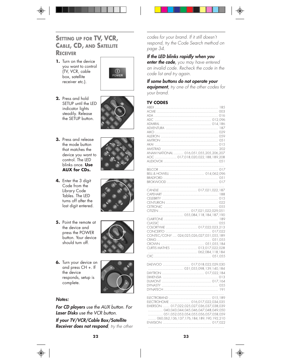 Tv, vcr, c | X10 Wireless Technology MK19A User Manual | Page 12 / 27