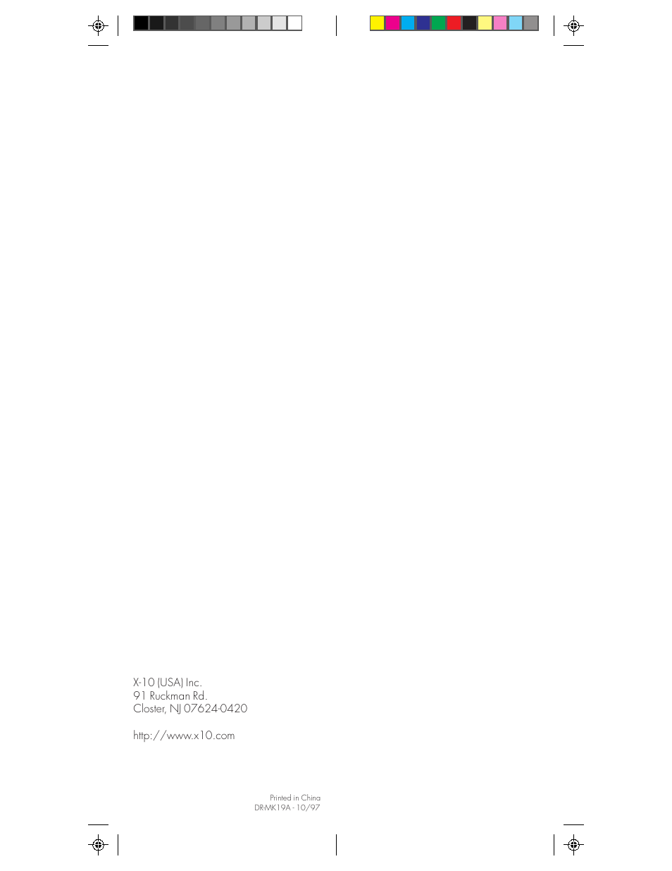 X10 Wireless Technology MK19A User Manual | Page 27 / 27