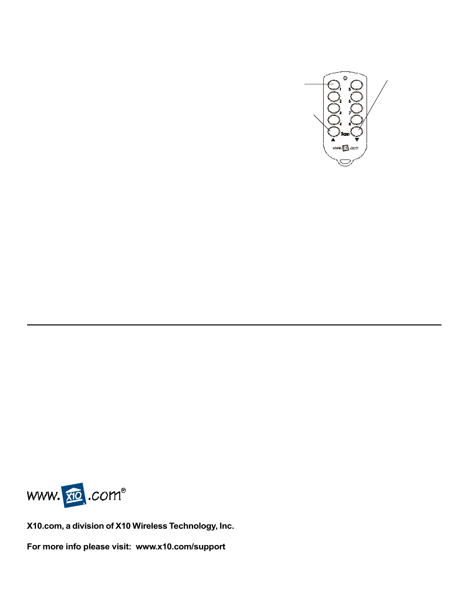 X10 Wireless Technology VK68A User Manual | Page 2 / 2