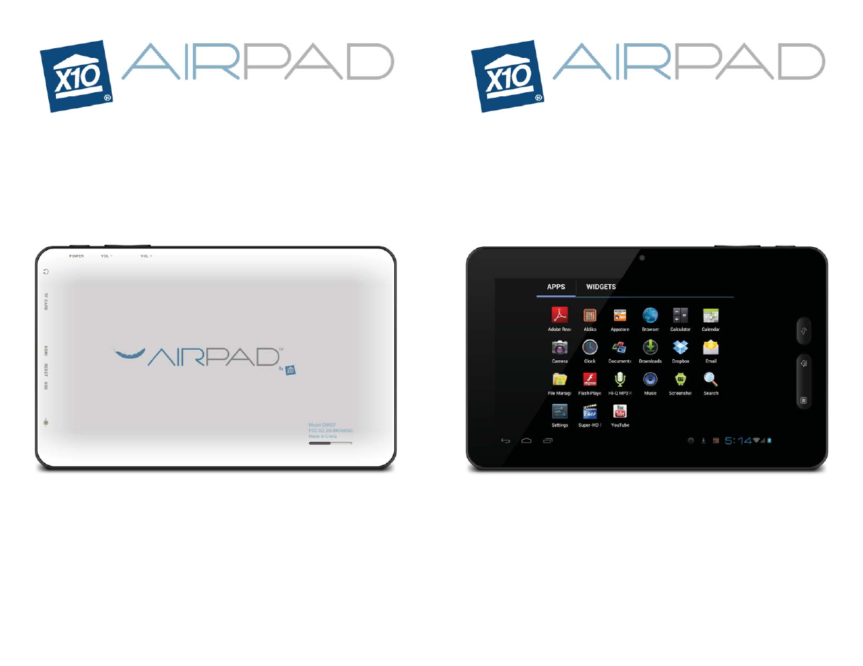 X10 Wireless Technology AIRPAD7P User Manual | 12 pages