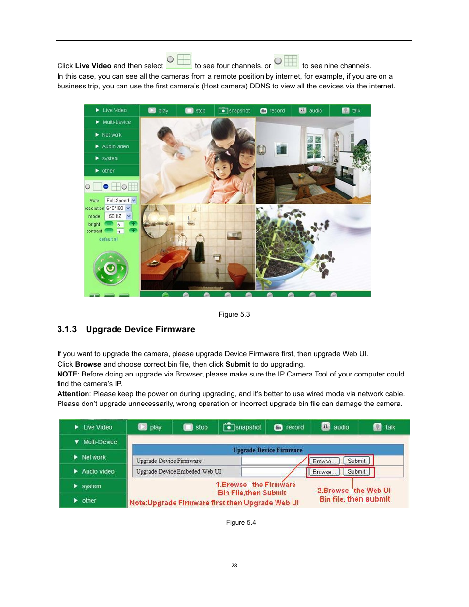 3 upgrade device firmware | X10 Wireless Technology XX34A User Manual | Page 28 / 58