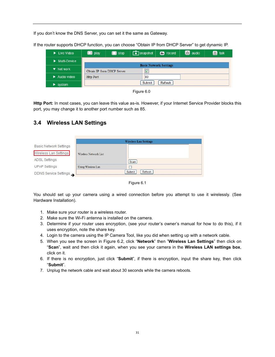 4 wireless lan settings | X10 Wireless Technology XX34A User Manual | Page 31 / 58