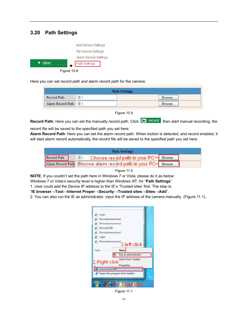 20 path settings | X10 Wireless Technology XX34A User Manual | Page 51 / 58