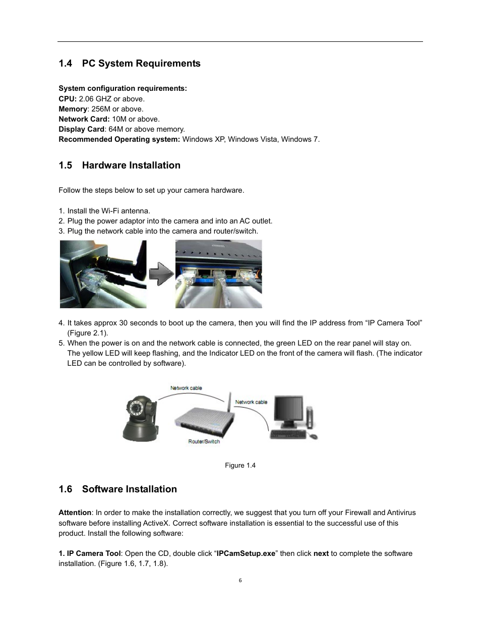 4 pc system requirements, 5 hardware installation, 6 software installation | X10 Wireless Technology XX34A User Manual | Page 6 / 58