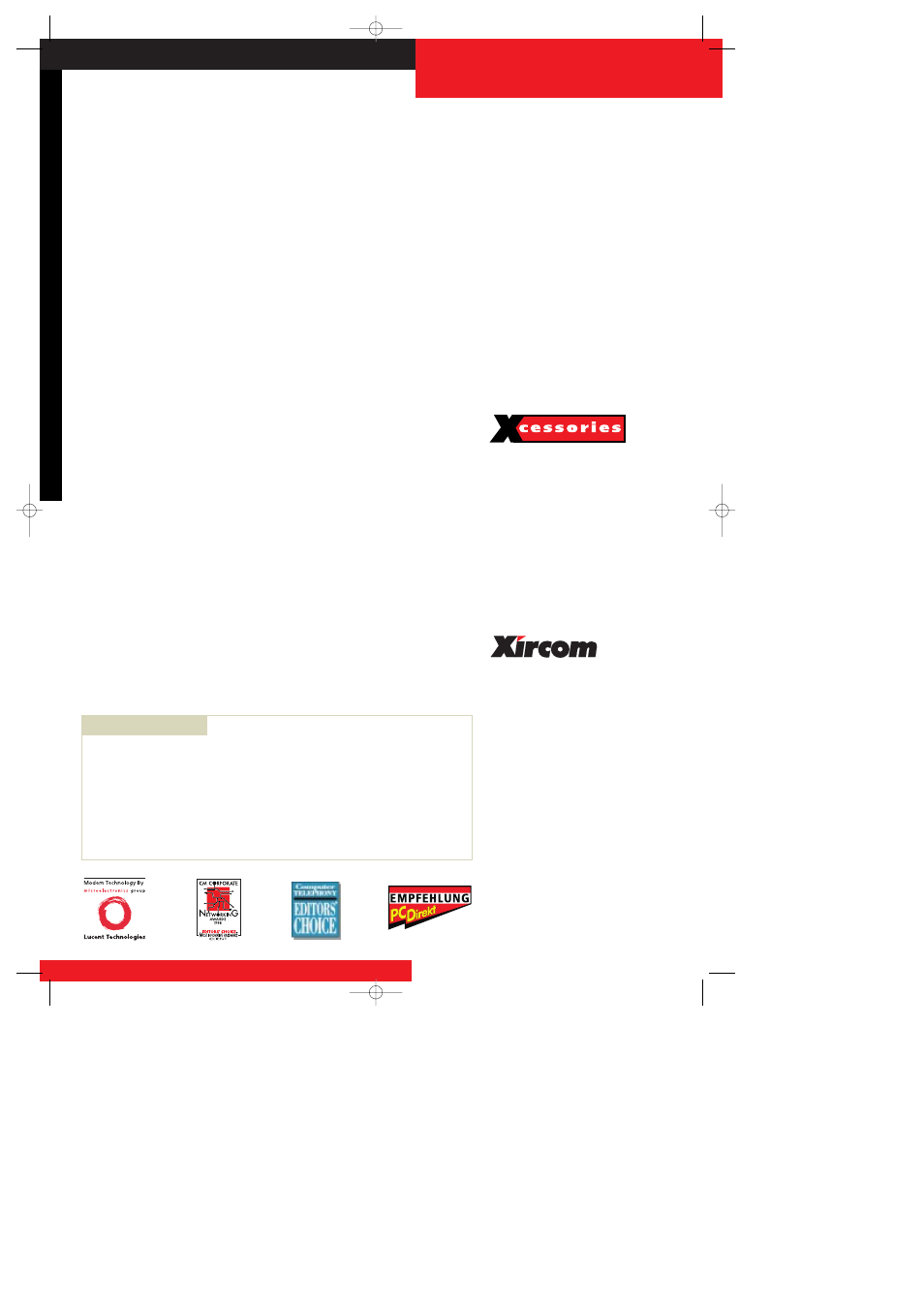 Xircom 10Base-T User Manual | 4 pages