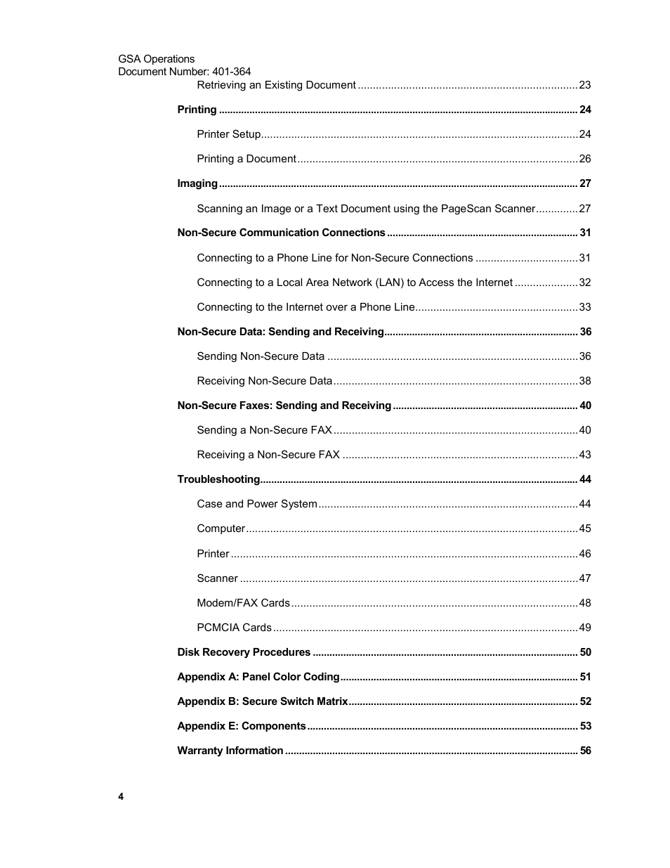Xircom Action Systems 1500 User Manual | Page 4 / 60