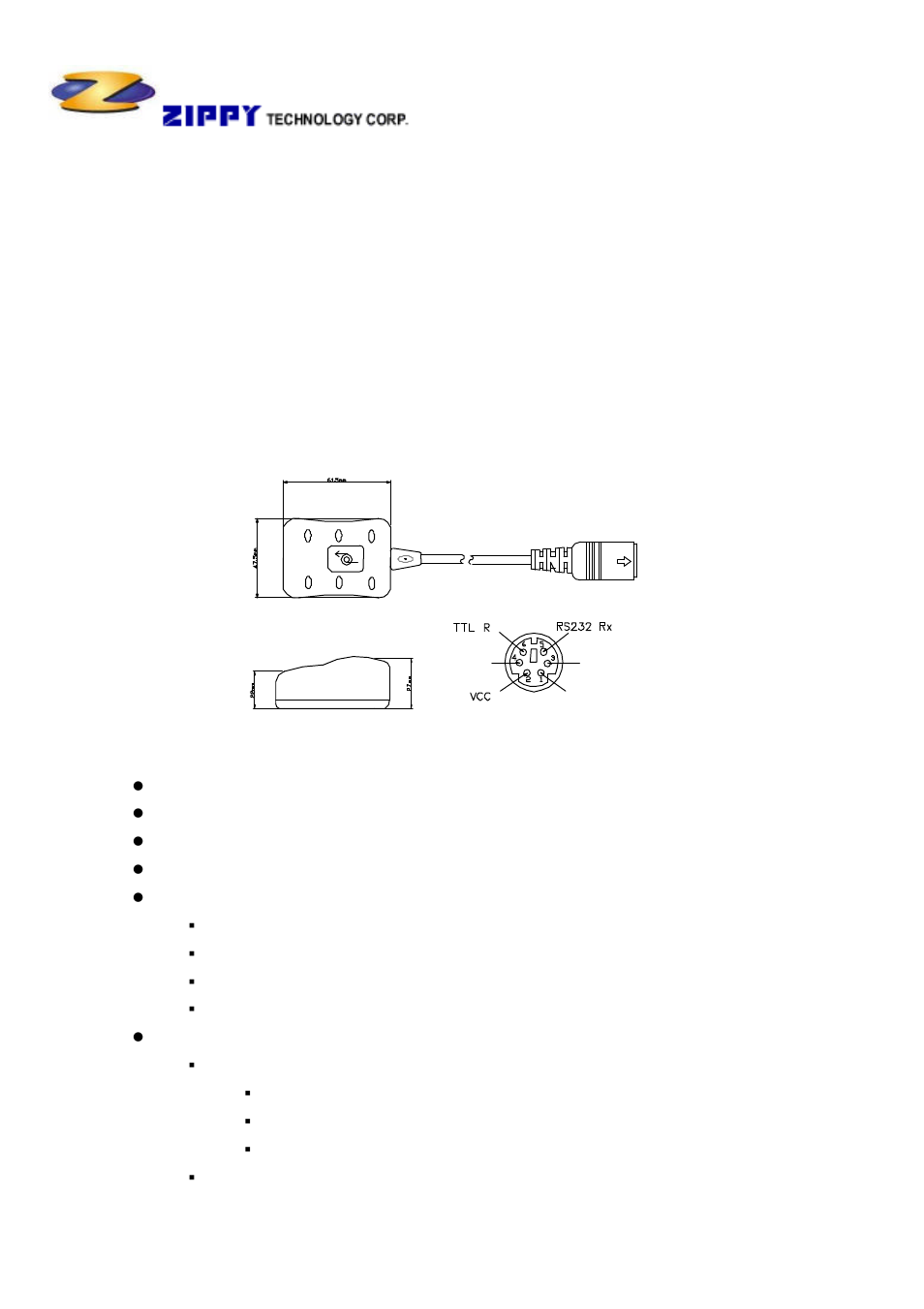 Zippy Tech. SIRF STAR II GMSN08-D User Manual | Page 3 / 9