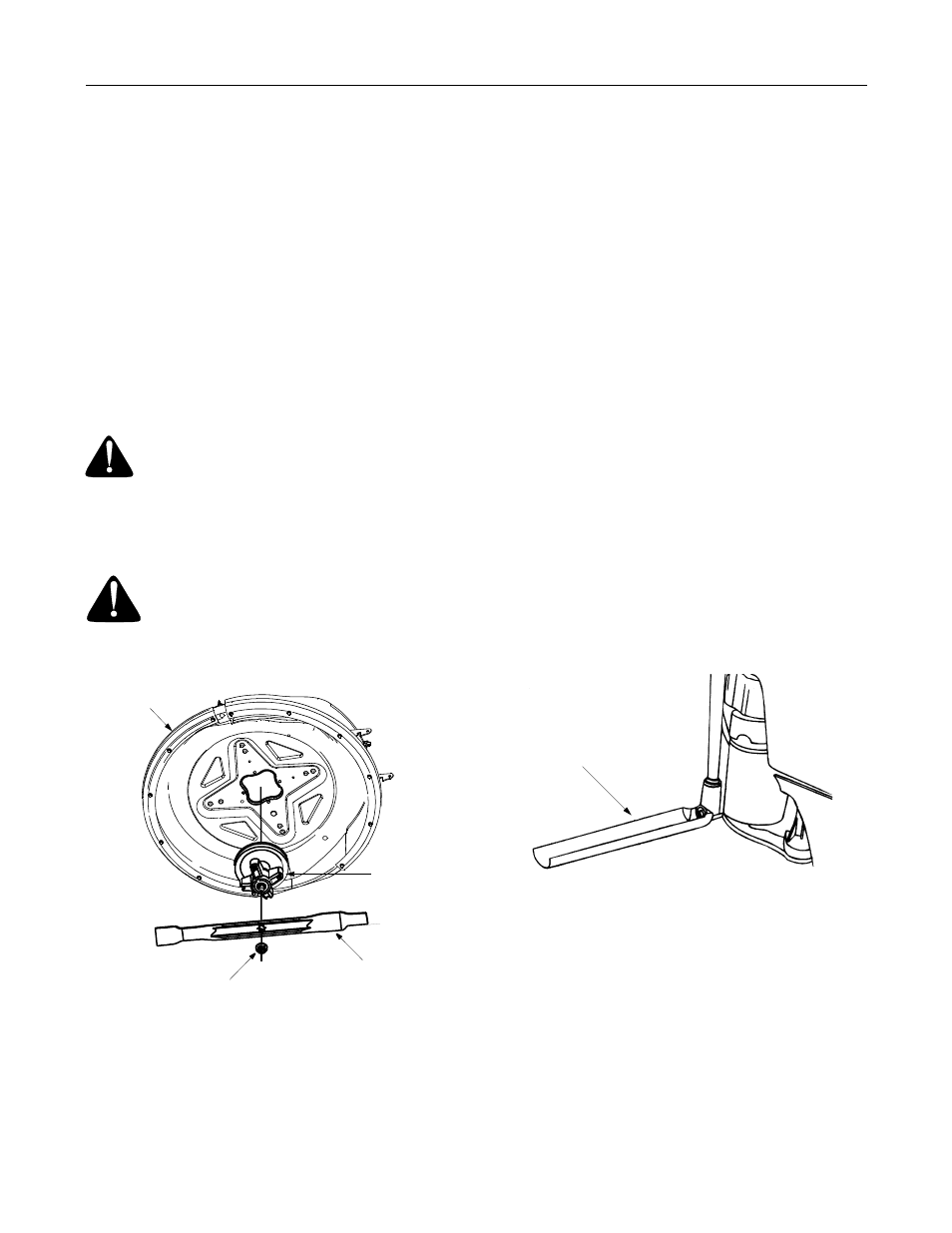 General recommendations, Cutting blade, Oil drain sleeve | Engine | Yard-Man 13B-325-401 User Manual | Page 17 / 40