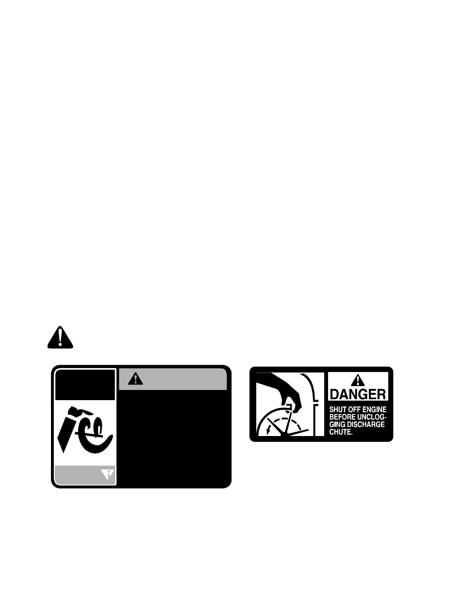 Warning, Da ng er, Maintenance and storage | Warning - your responsibility | Yard-Man 31AE553F401 User Manual | Page 3 / 28