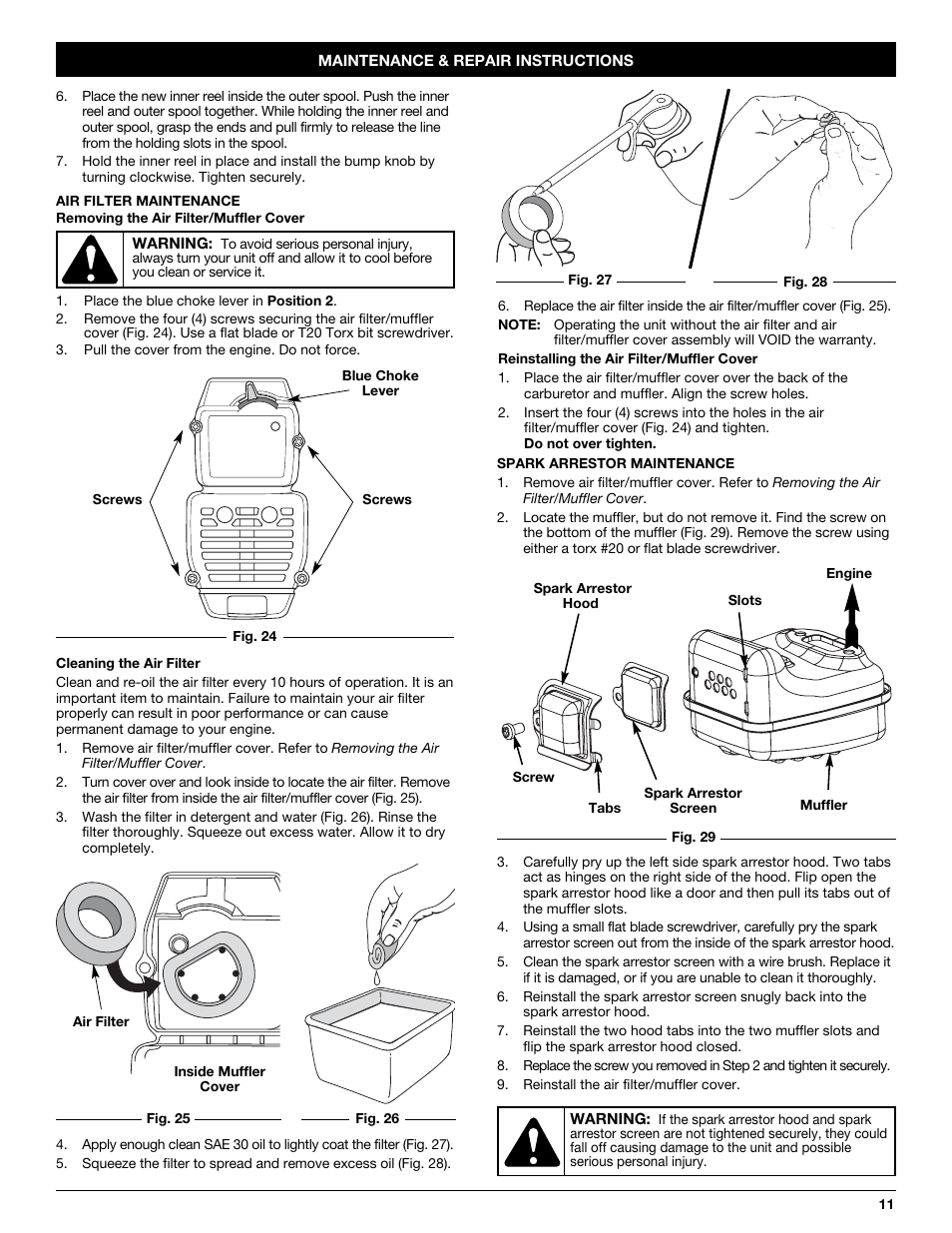 Yard-Man YM70SS User Manual | Page 11 / 52