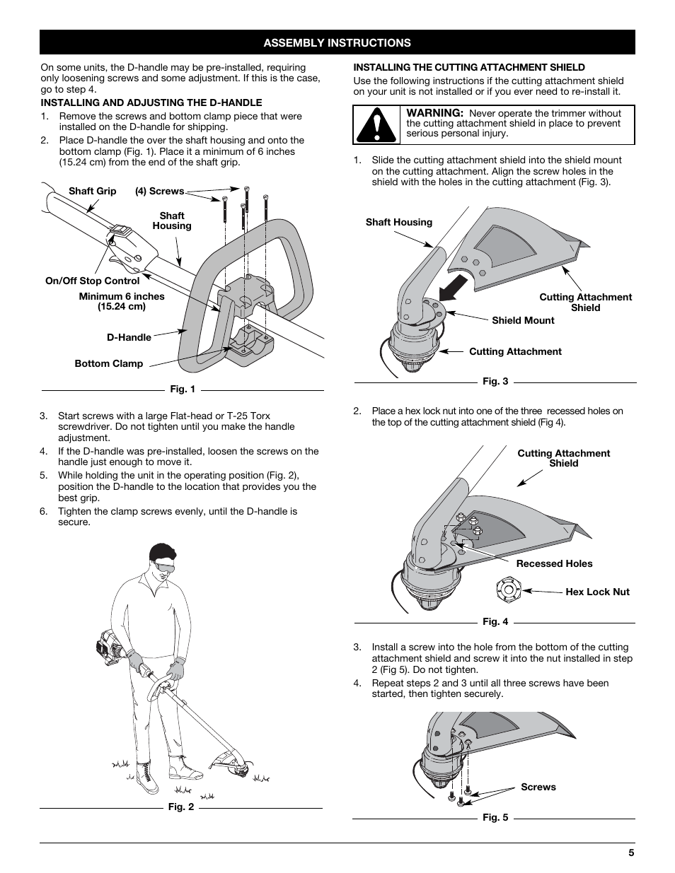 Yard-Man YM70SS User Manual | Page 5 / 52