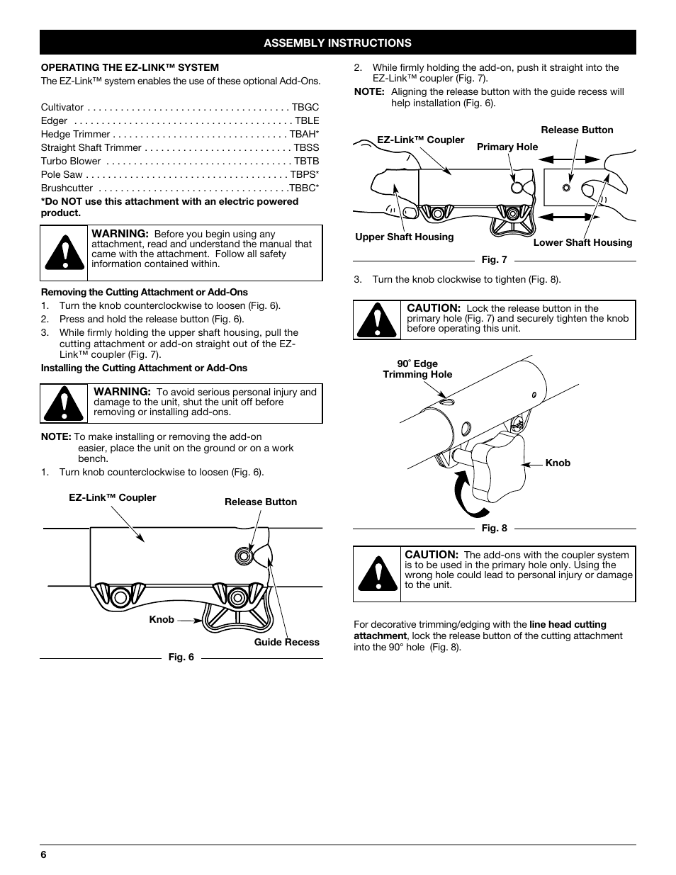 Yard-Man YM70SS User Manual | Page 6 / 52