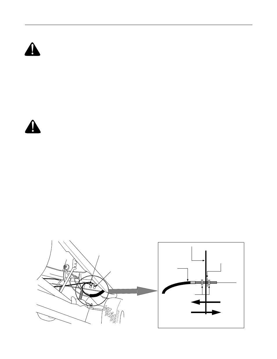 Brake pedal, Go” pedal, Cutting height | Yard-Man 247.27019 User Manual | Page 13 / 40