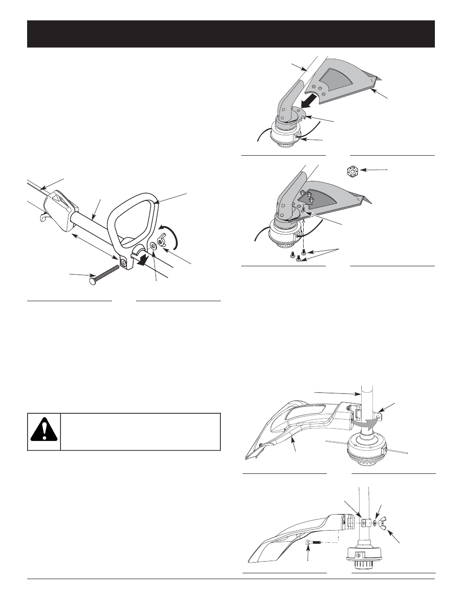 Avertissement, Instructions de montage | Yard-Man YM400 User Manual | Page 27 / 64