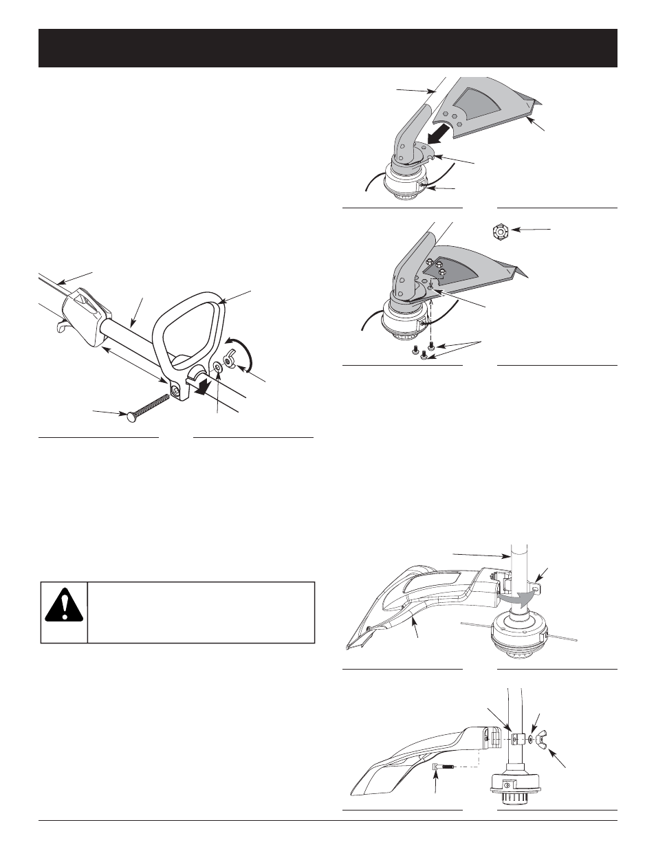 Advertencia, Instrucciones de ensamble | Yard-Man YM400 User Manual | Page 47 / 64