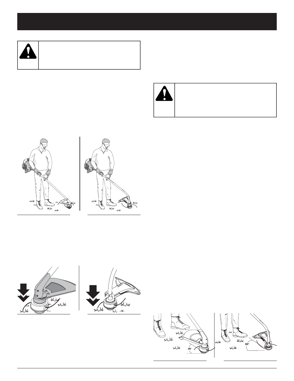 Precaucion, Advertencia, Instrucciones de operacion | Yard-Man YM400 User Manual | Page 50 / 64