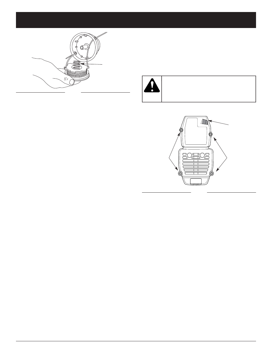 Advertencia, Instrucciones de mantenimiento y reparación | Yard-Man YM400 User Manual | Page 53 / 64